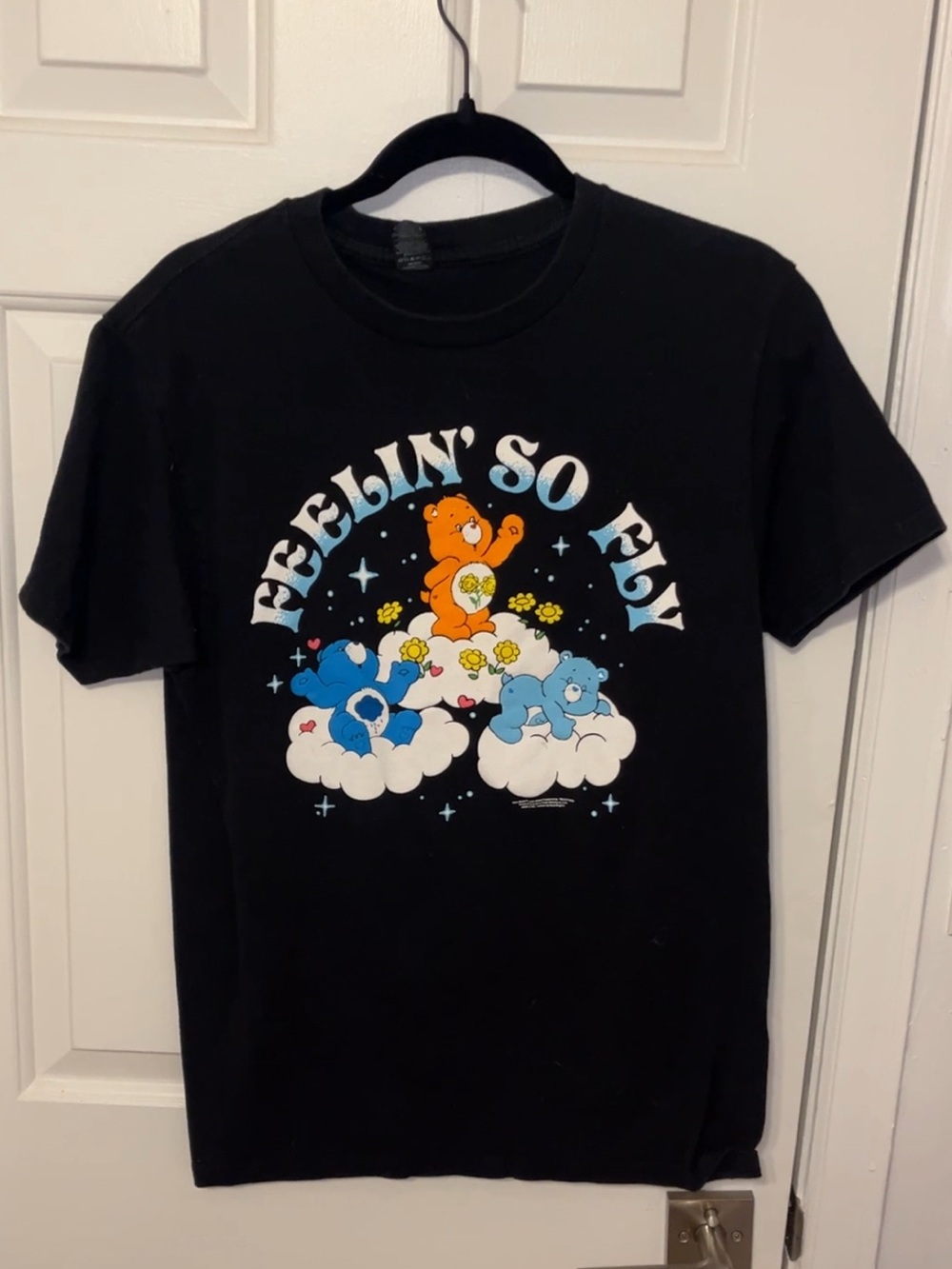 Feelin' So Fly Care Bears Graphic Tee - Black